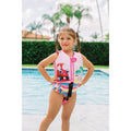 Pink Neoprene Swim Vest D3479