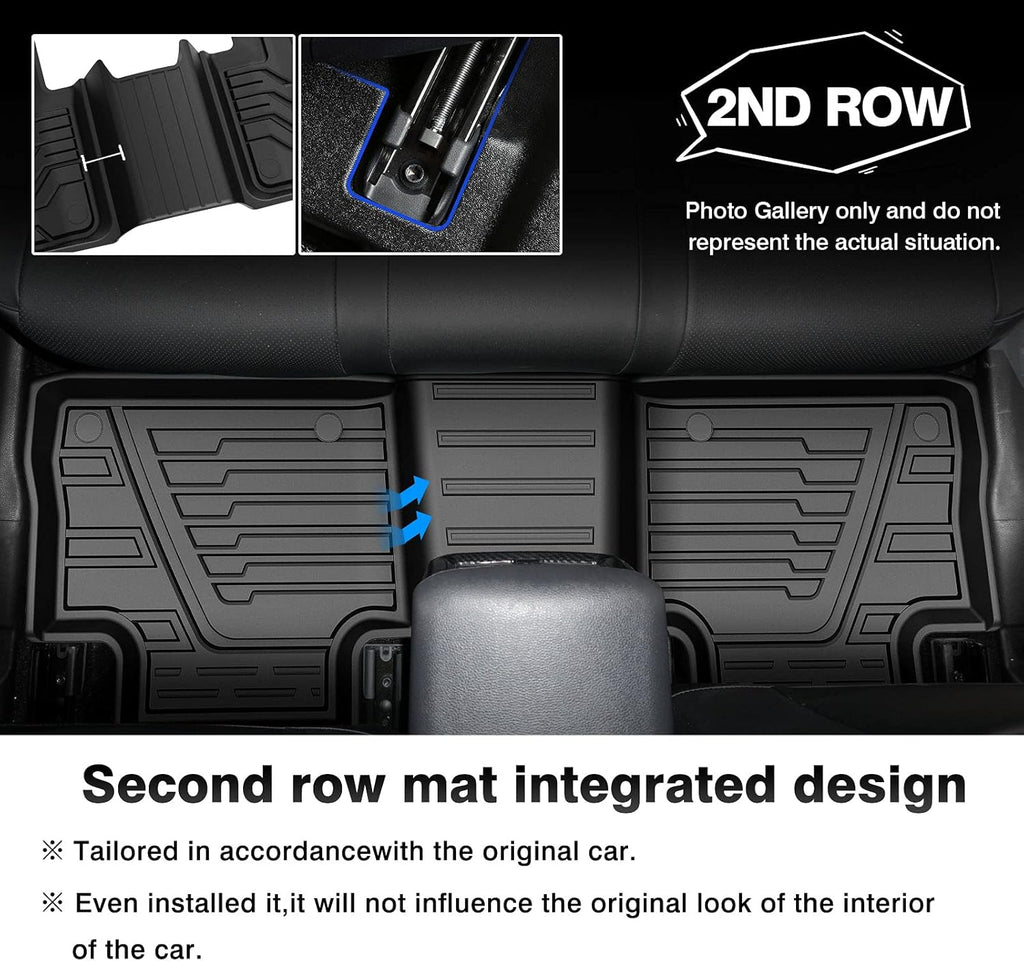 TPE Non-Slip Car Floor Mats Full Set A58619