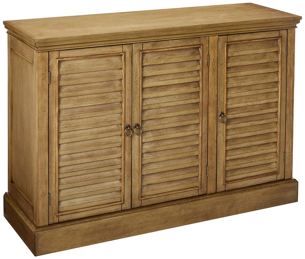 Antique Rustic Wood Buffet Sideboard Console Table with Storage O384493