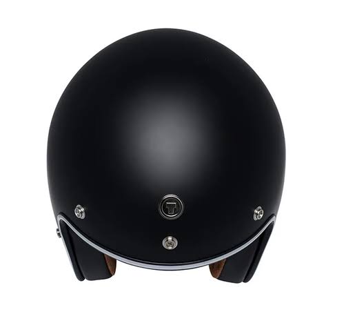 Flat Black Open Face 3/4 Helmet P398254