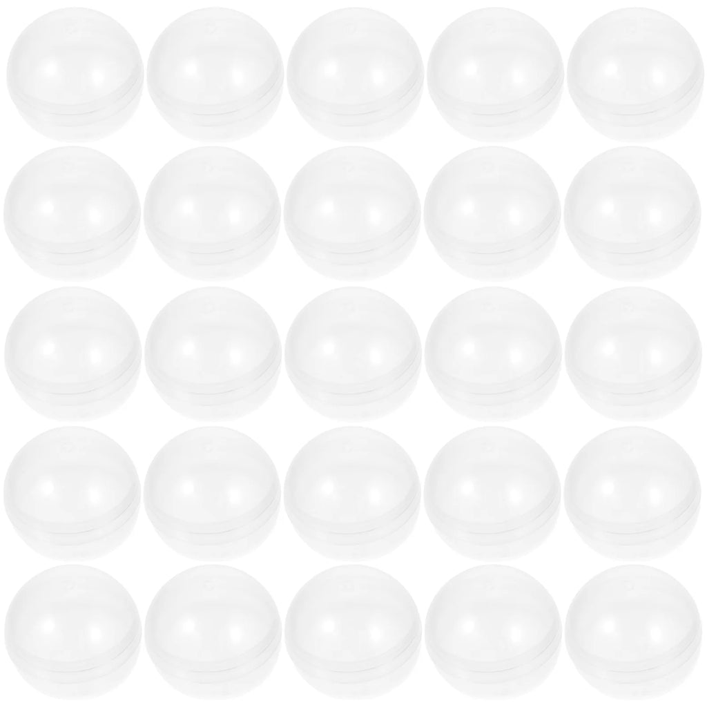 100pcs Clear Plastic Fillable Balls W706