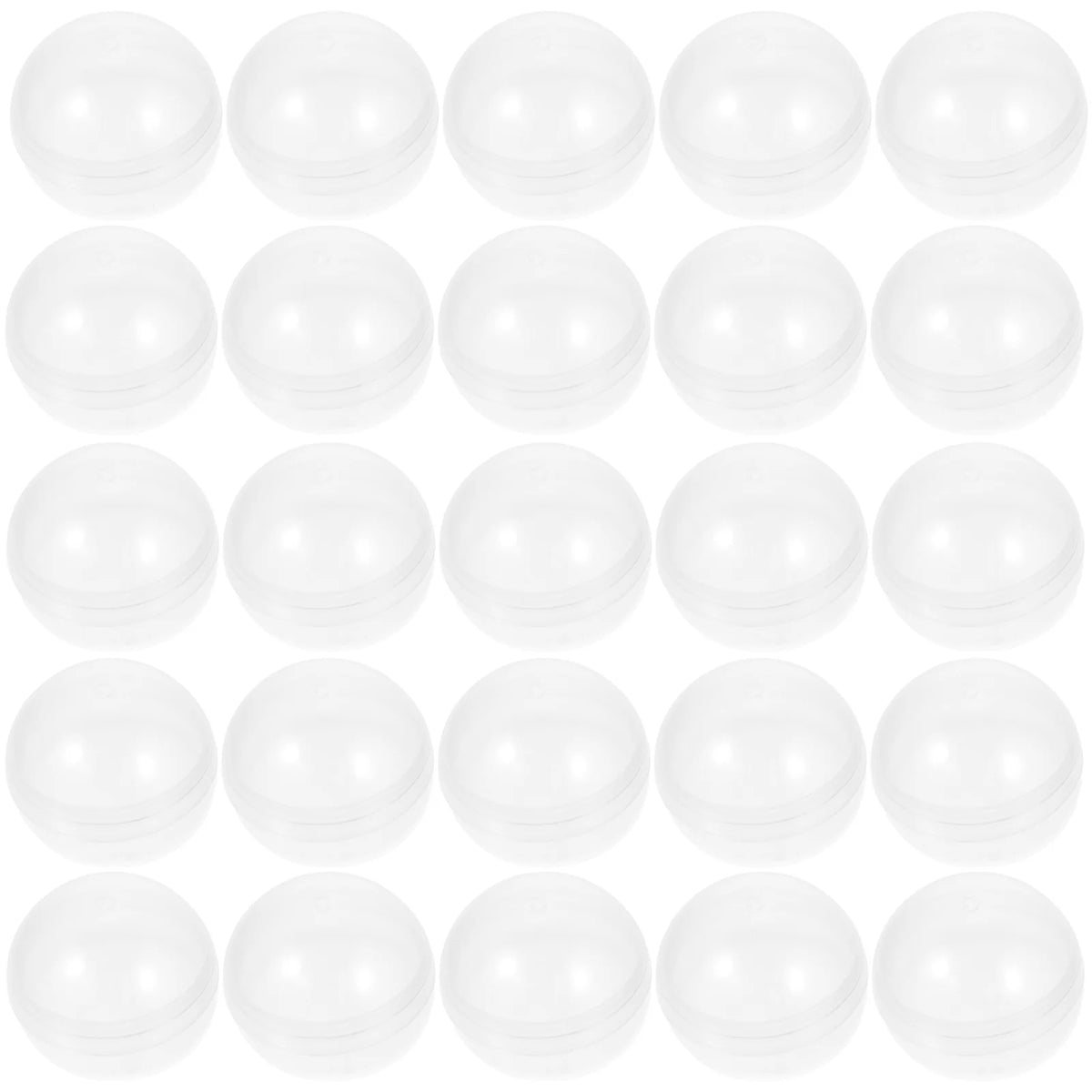 100pcs Clear Plastic Fillable Balls W706