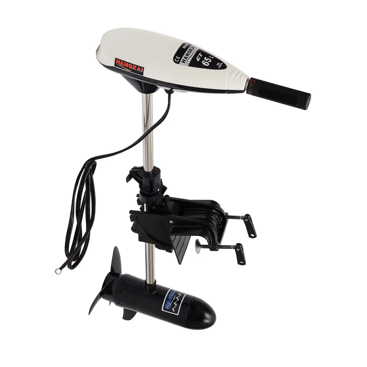 12V 65LB Thrust Electric Outboard Trolling Motor with Telescopic Control Handle P3084
