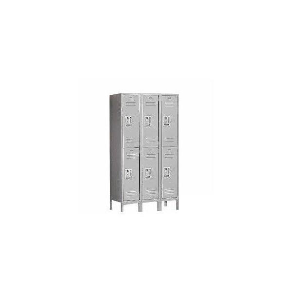 36 in. W x 66 in. H x 12 in. D Double Tier Metal Locker S88823