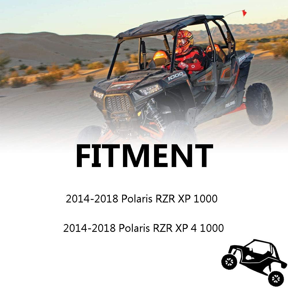 UTV Front Half Windshield Scratch Resistant Heavy Duty Windscreen Pack of 2 S2386