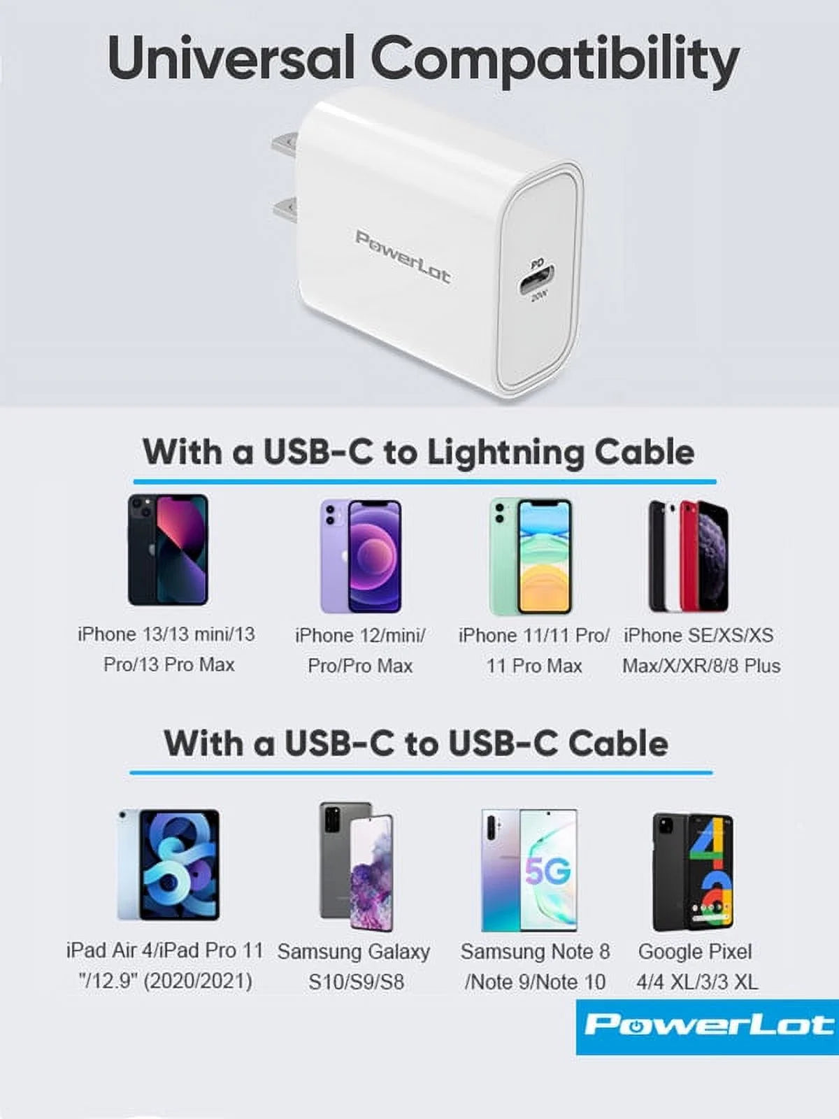 White 20W USB-C Wall Charger N402594