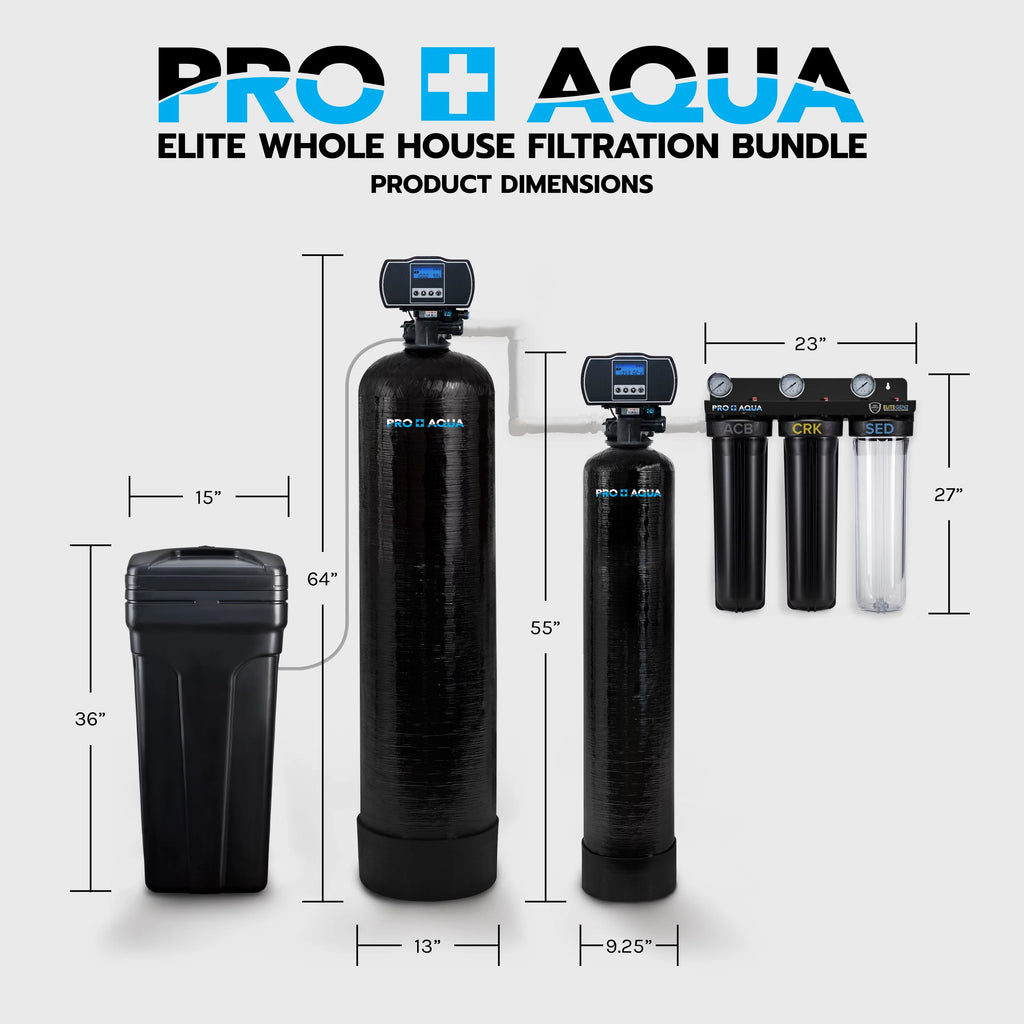 Whole House Well Water Filter System and Water Softener I390