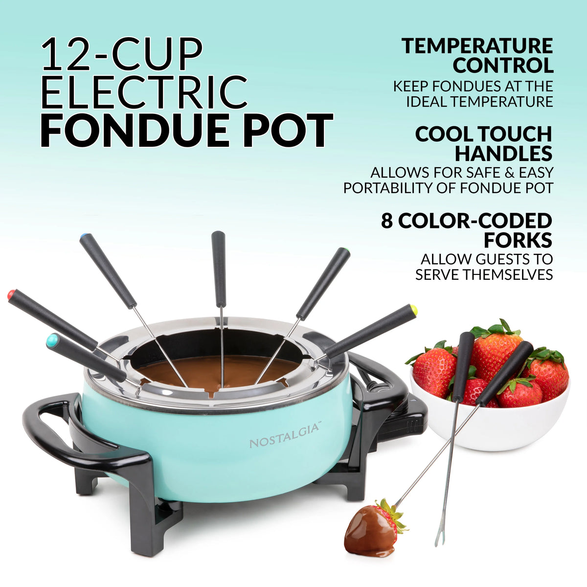 Aqua 12-Cup Electric Fondue Pot G21512