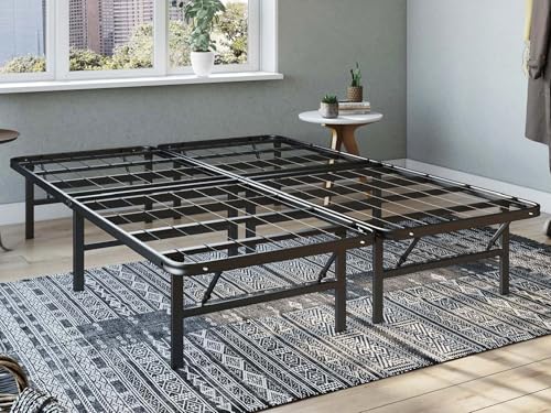 Folding Metal Bed Frame, 14 Inch Full C3685