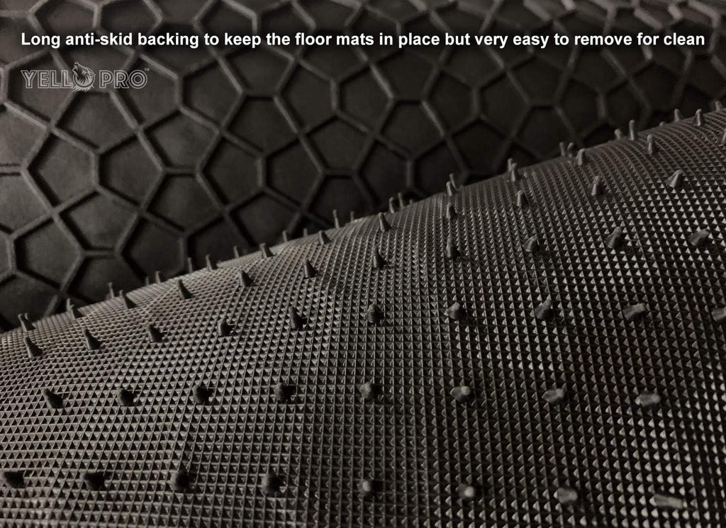 Black Rubber Trunk Mats for Tesla Model Y R519295