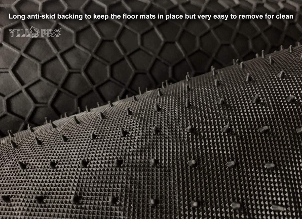 Black Rubber Trunk Mats for Tesla Model Y R519295