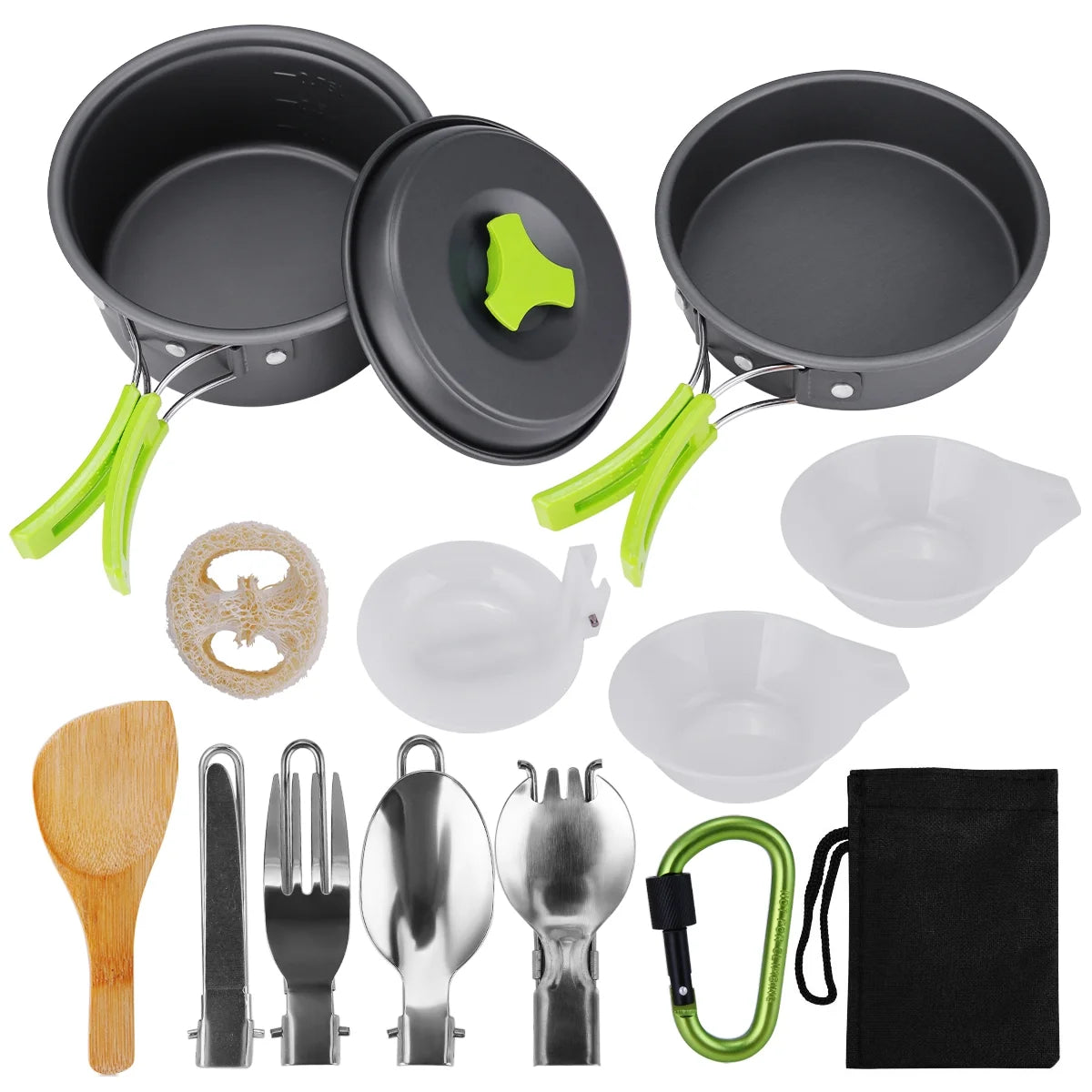 15 Pcs Non Stick Camping Cookware Set S15255