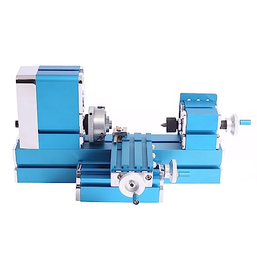 Miniature Metal Lathe - 36W 20000RPM Blue P72623