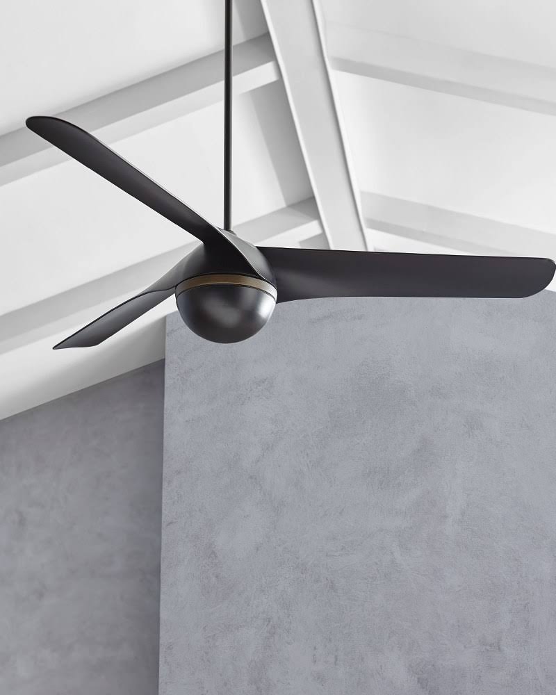 56x22 Matte Black Ceiling Fan A8526