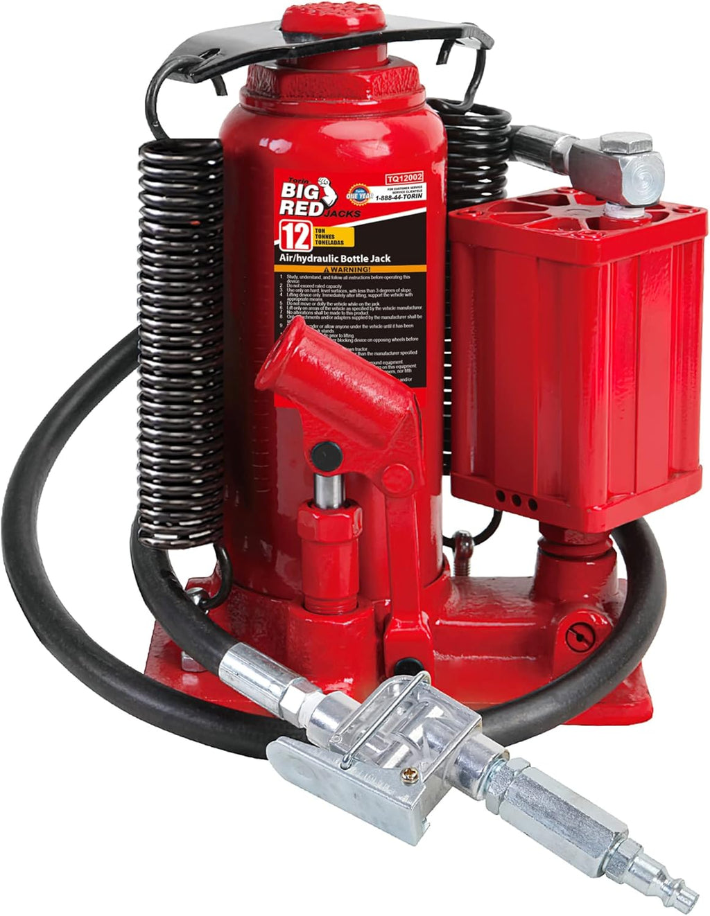 5 Ton Pneumatic Air Bottle Jack with Manual Hand Pump G4752