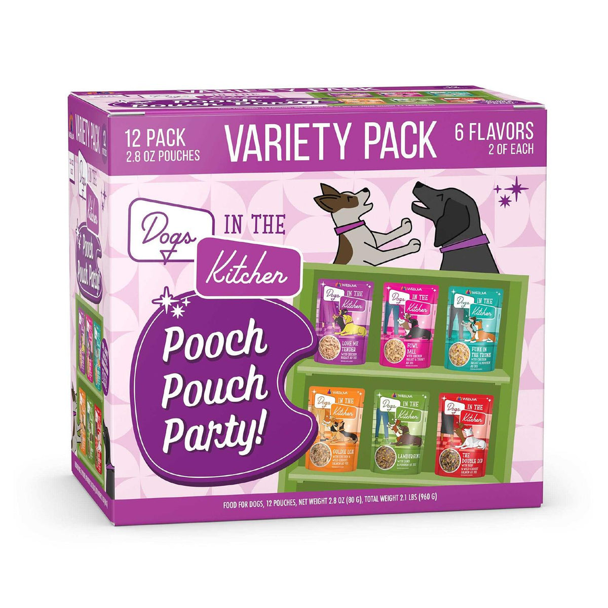 Pooch Pouch Party! Variety Pack Dog Food L25527
