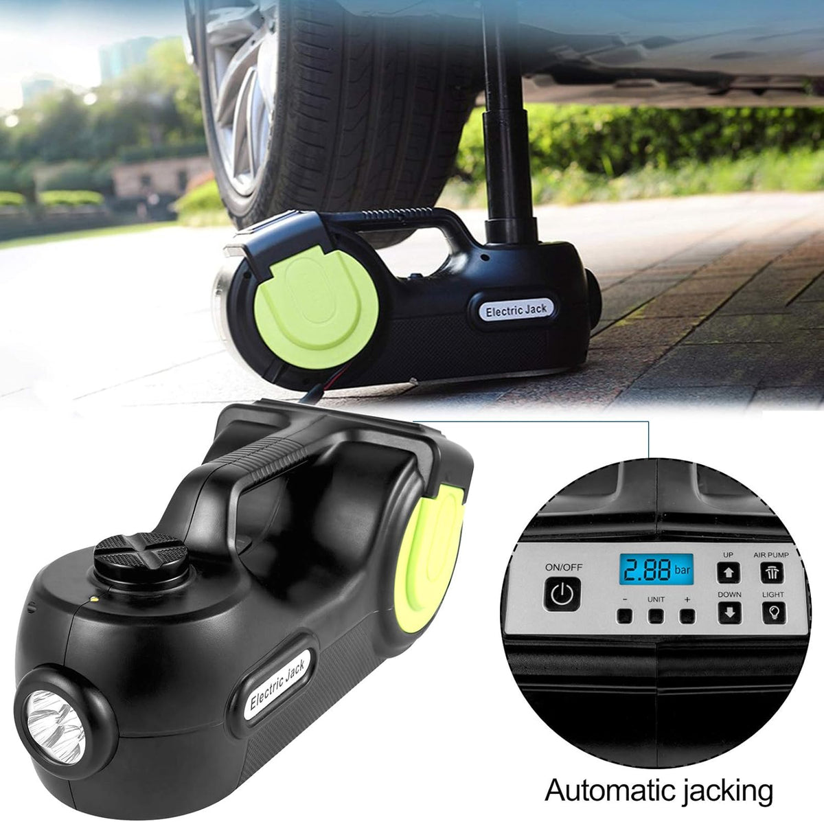 5 Ton Electric Floor Jack with LED Light C6668