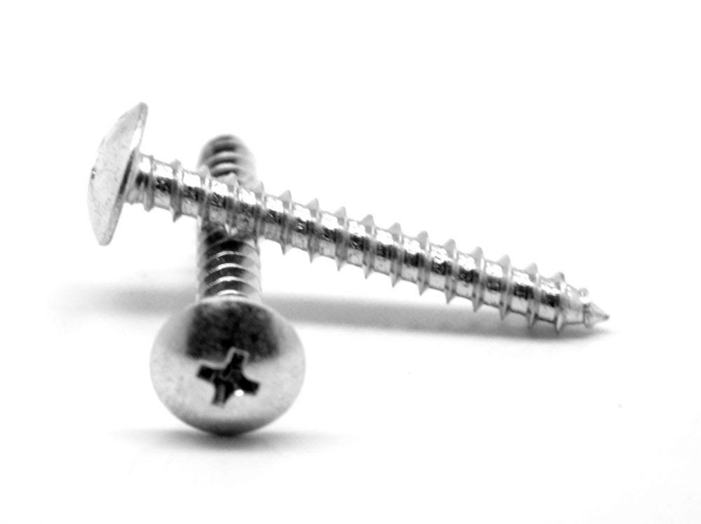 7/8 Sheet Metal Screw Phillips Truss Head Type AB Low Carbon Steel Zinc Plated B36716