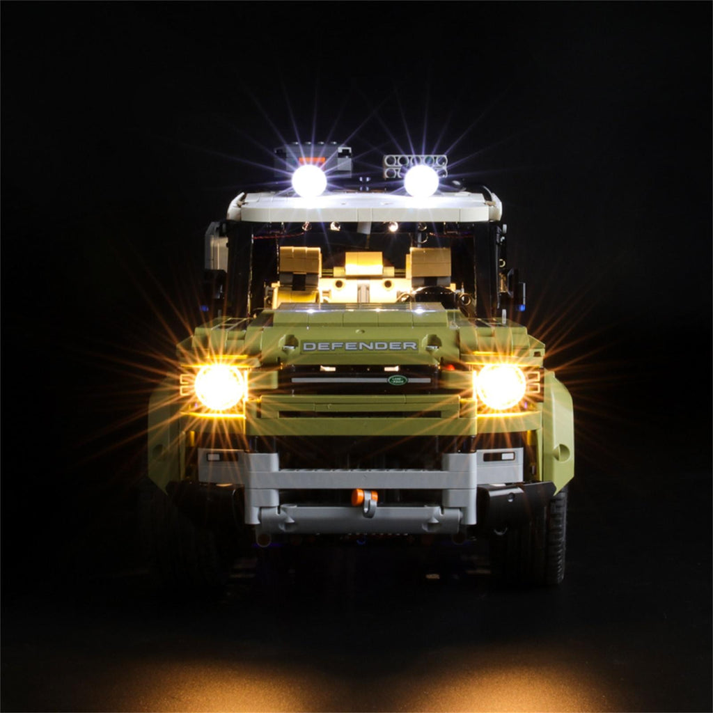 LED Lighting Kit for Land Rover Defender Building Blocks Model Q7121