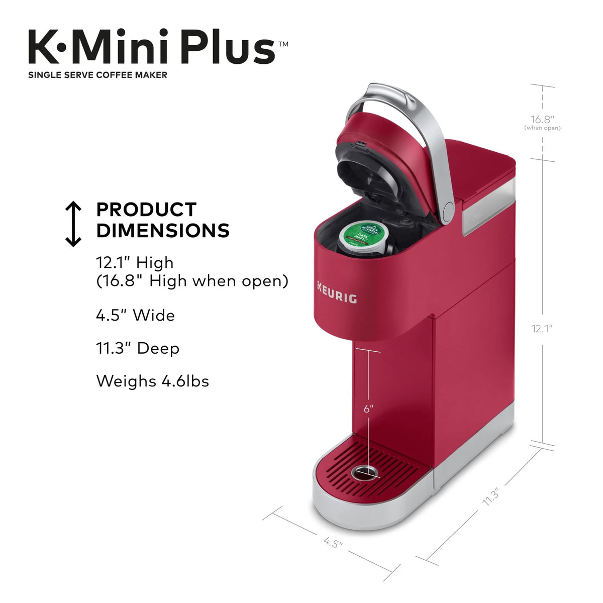Single Serve K-Cup Pod Coffee Maker D562751