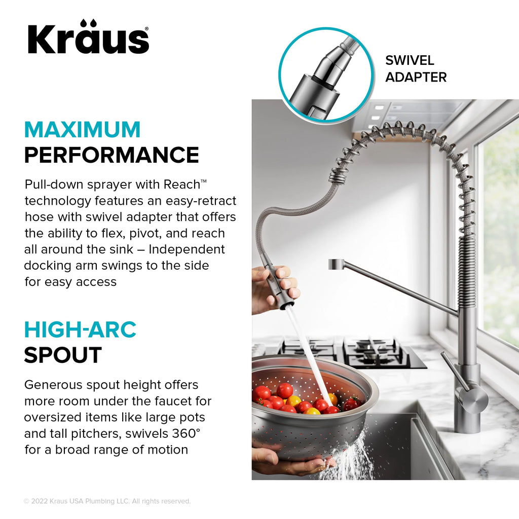 Matte Black Touchless Pull-Down Kitchen Faucet A34597