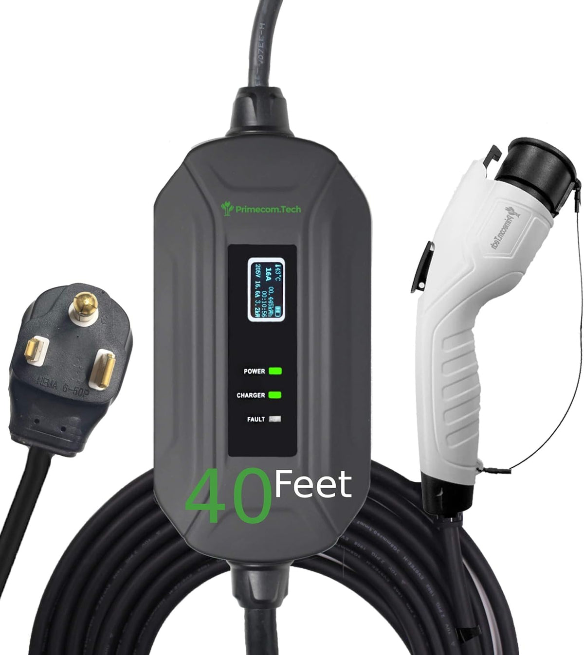 Portable EV Charger, 50 Feet K161