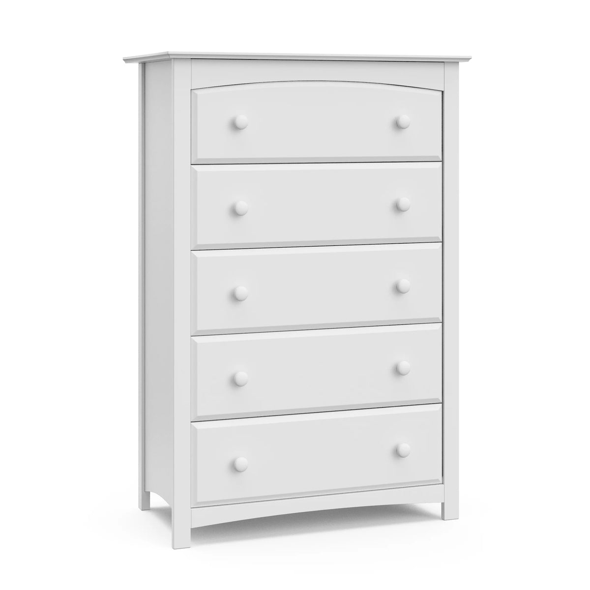 White 5 Drawer Nursery Dresser M409
