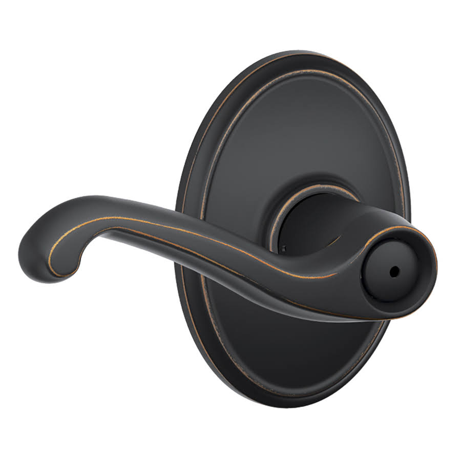 Aged Bronze Privacy Lever O12836