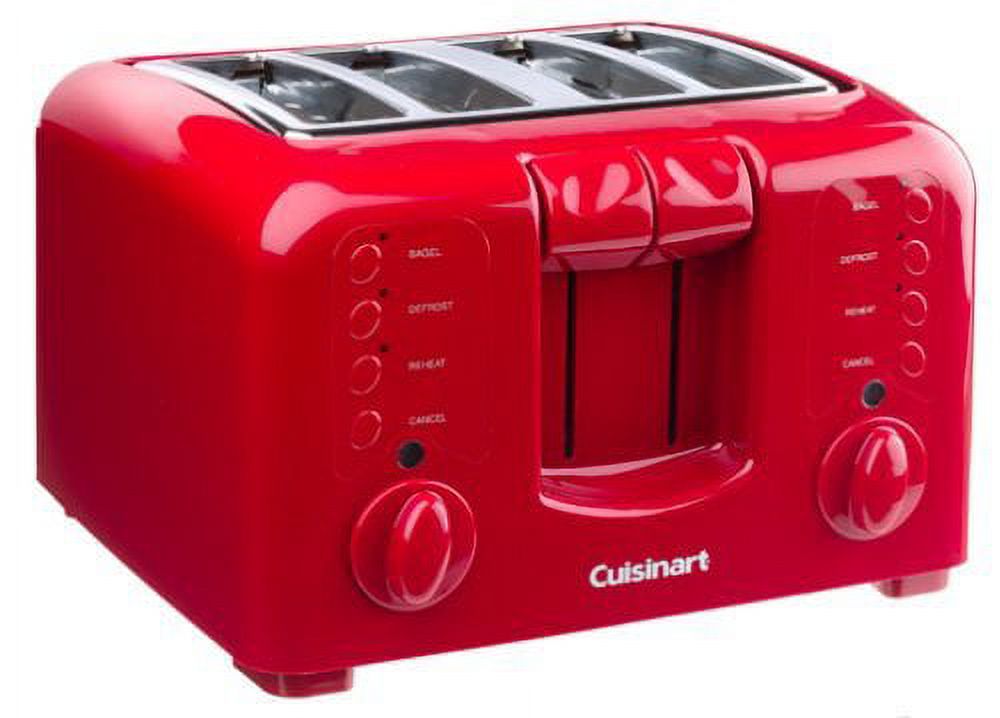 Red 4-Slice Toaster A2085