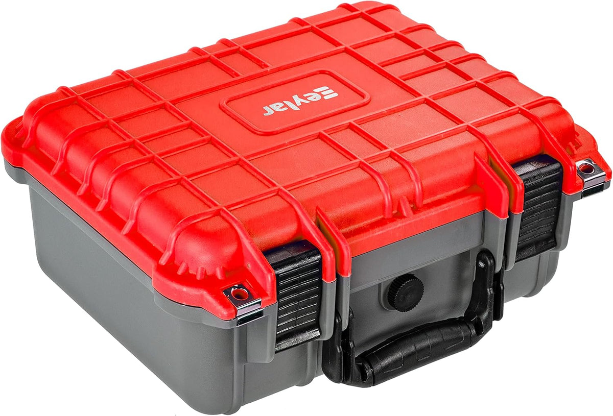 13.37 Inch Waterproof Shockproof Camera Case Dry Box with Foam Pack of 2 J28091