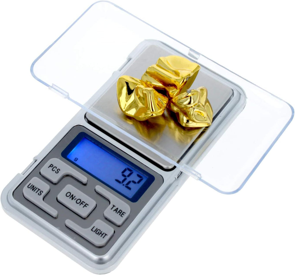 Gold Prospecting Pan Kit with Glass Vials Pocket Scale 7pc A933723