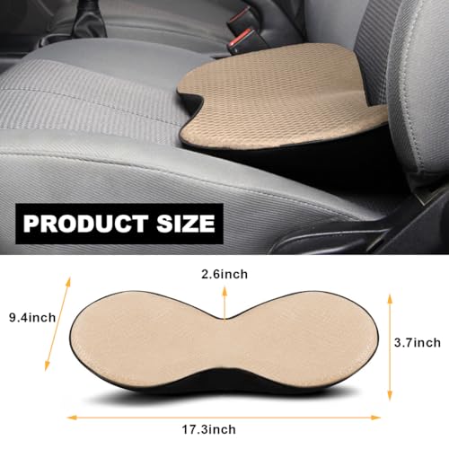 Beige Memory Foam Car Seat Cushion T828245