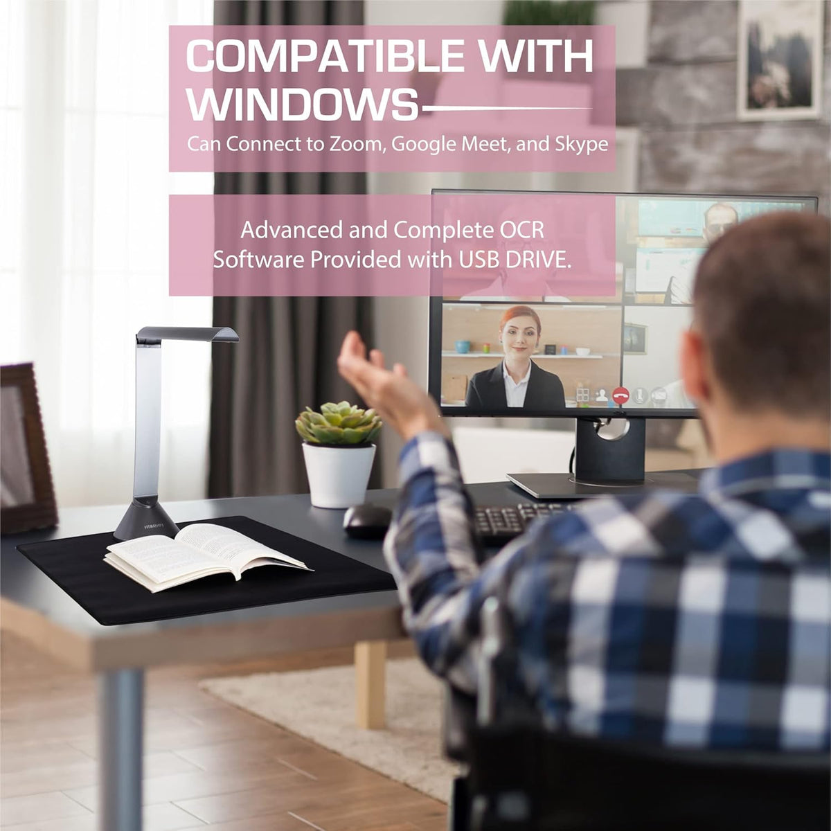 Portable 20MP Document Camera Scanner Y4596