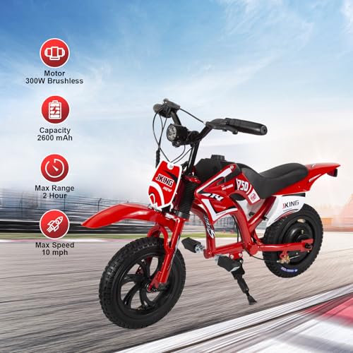 Electric Dirt Bike 12-inch 300W 3-Speed Orange G74314