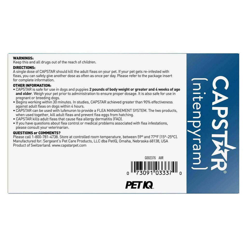 Flea Tablets for Dogs X1419