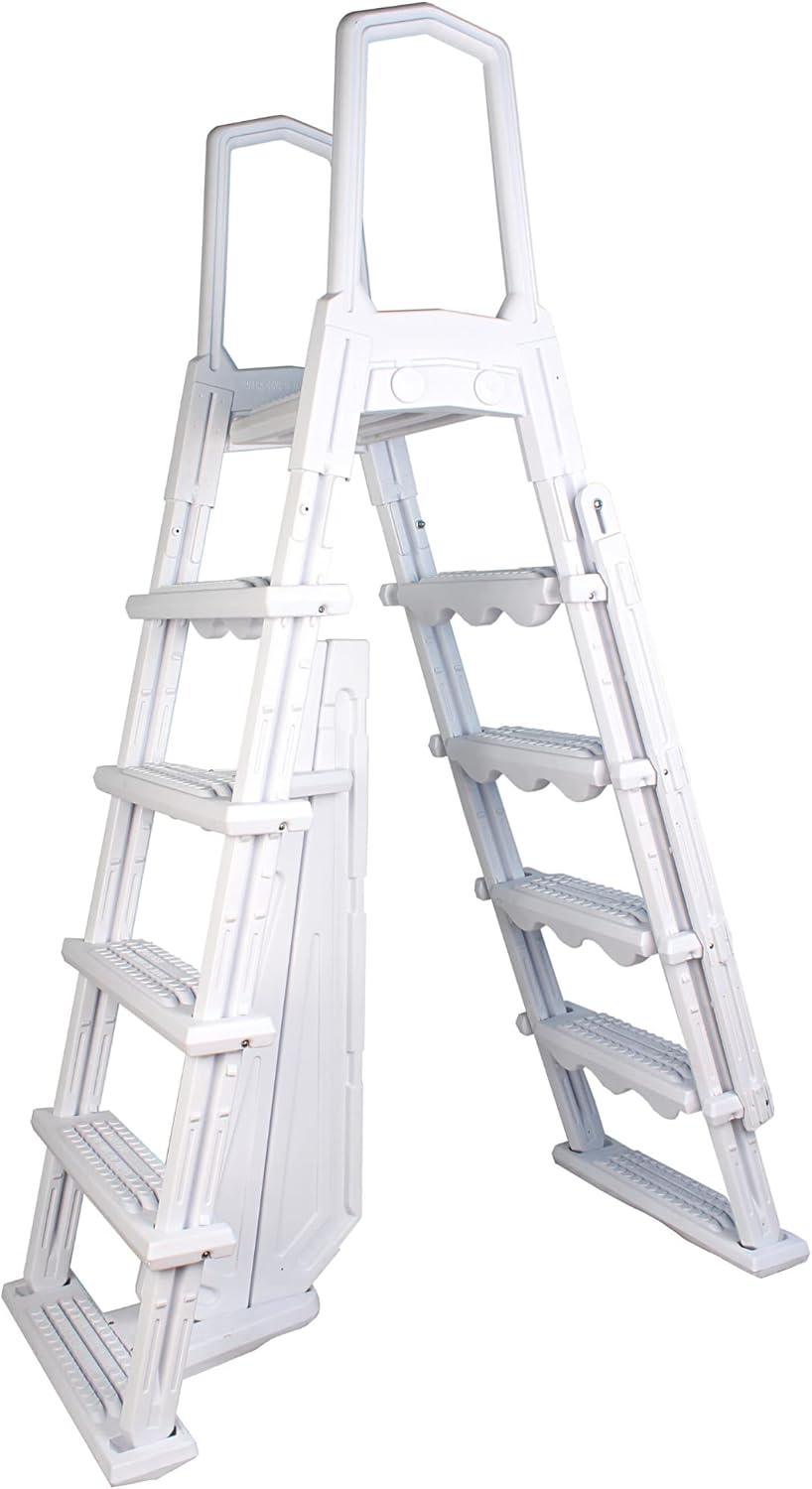 Step & Ladder Entry Exit Systems with Handrails for Above Ground Pools L40875