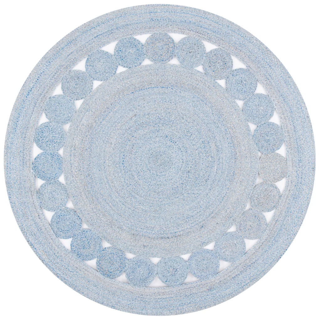 Handwoven Blue Rug Y909010