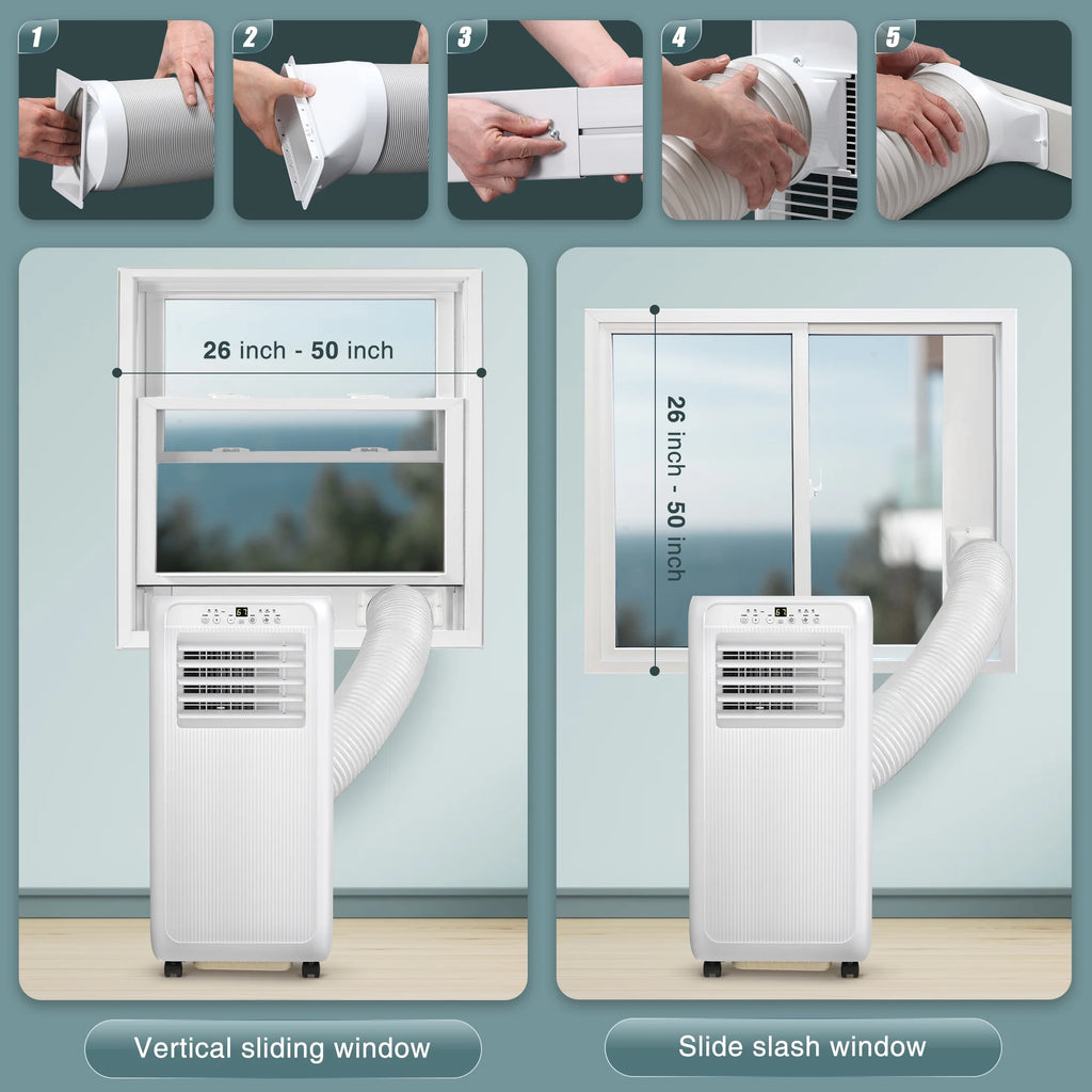 6000BTU Portable Air Conditioners 3-in-1 with Dehumidifier Fan X8503