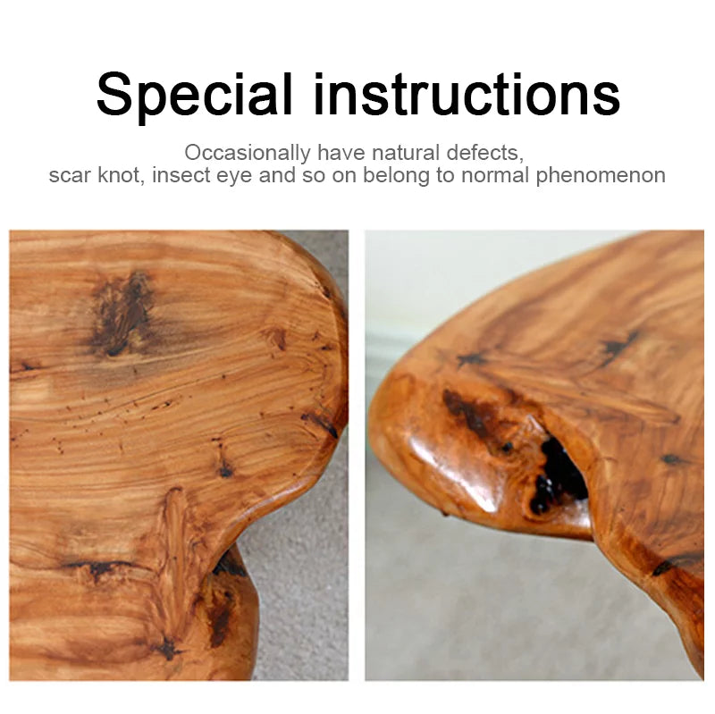 Natural Wood End Table O681