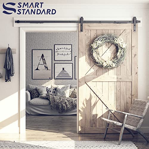 6.6 FT Sliding Barn Door Soft Close Hardware Kit Q911538