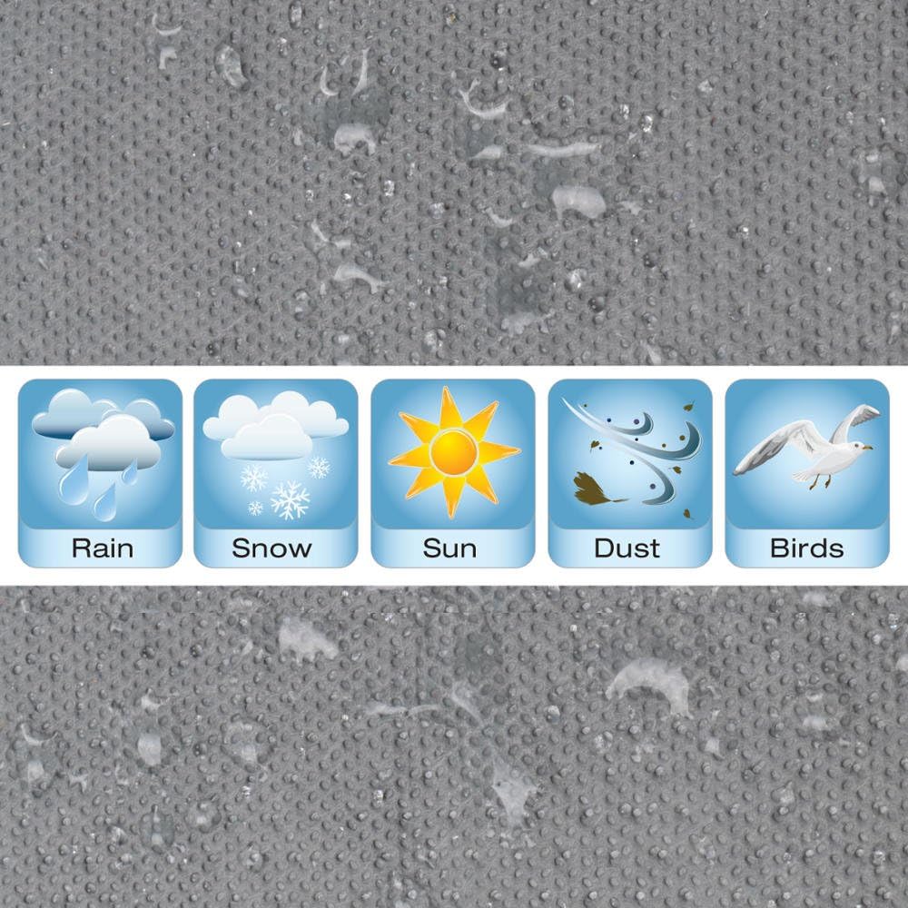 3-Layer 4-Season Waterproof XL Car Cover T8895