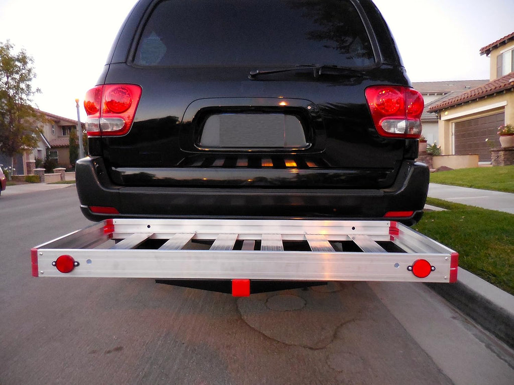 48 x 21 Hitch Mount Aluminum Cargo Carrier D52188