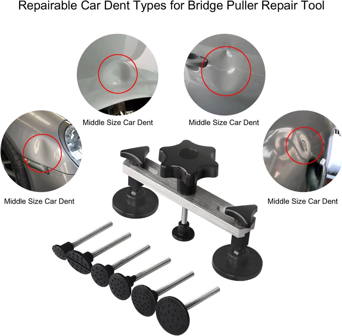 68 Pcs Paintless Dent Removal Tools Kit F355745