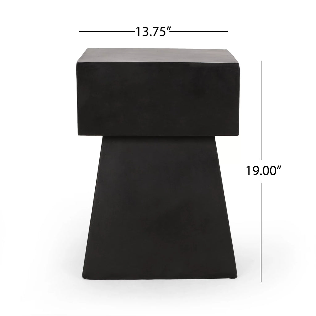 Lightweight Concrete Side Table D7148