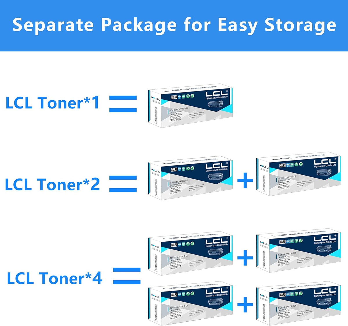 4-Pack Toner Cartridge D517902