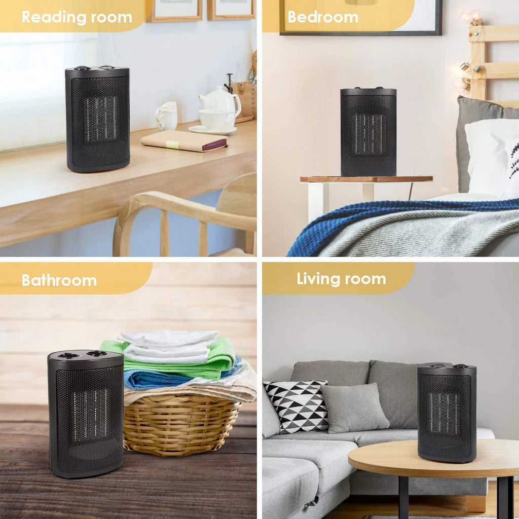 750W/1500W Ceramic Space Heater with Thermostat R4727