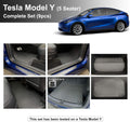 Black Rubber Trunk Mats for Tesla Model Y R519295