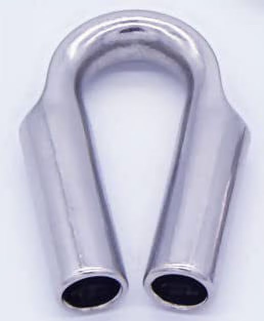 Wire Rope Tube Thimble 316 Stainless Steel 16mm 02-Pack S3268
