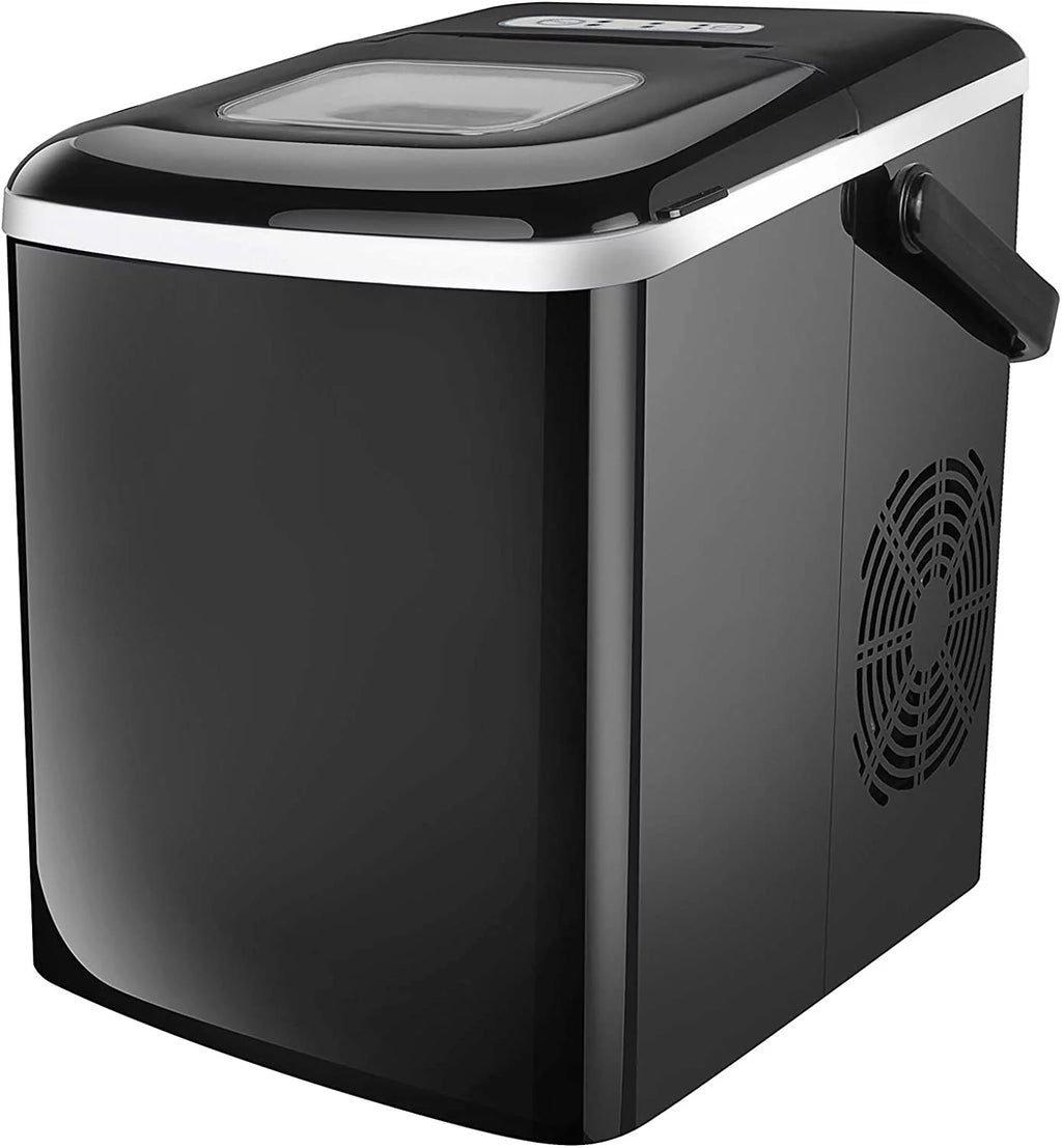Portable Ice Maker 9 Cubes 26lbs 2 Ice Cube Sizes S700793