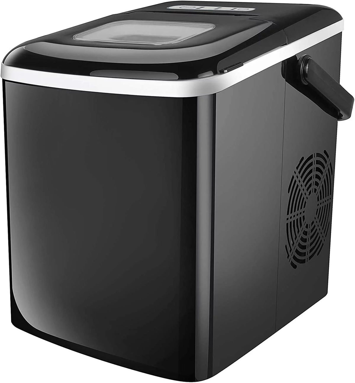 Portable Ice Maker 9 Cubes 26lbs 2 Ice Cube Sizes S700793